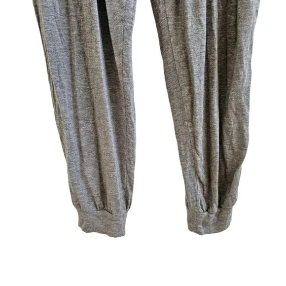 Aerie sleeveless scoop neck drawstring waist lounge jumpsuit grey small NWT - Picture 8 of 12
